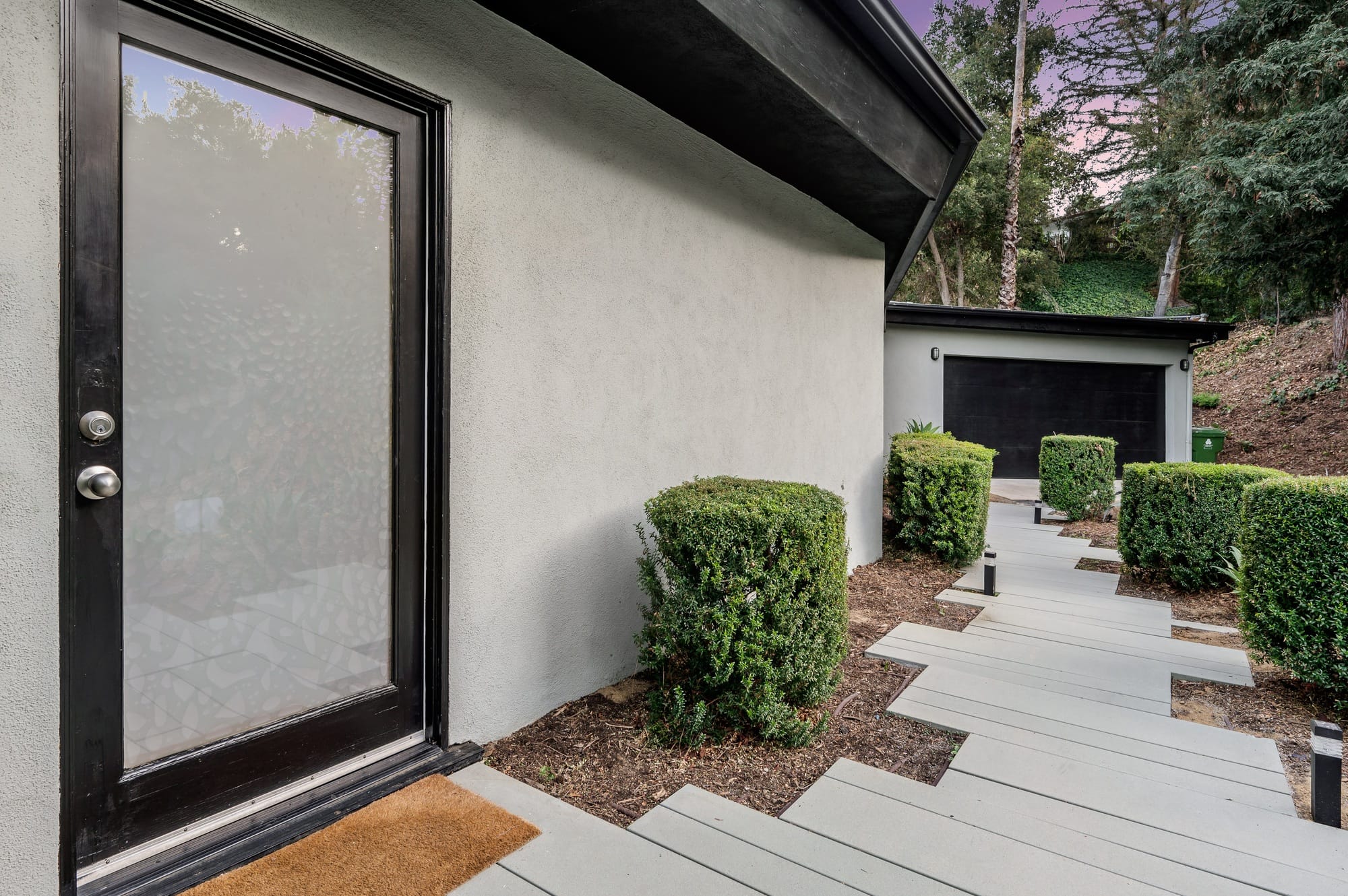 Exterior shot of a luxury home